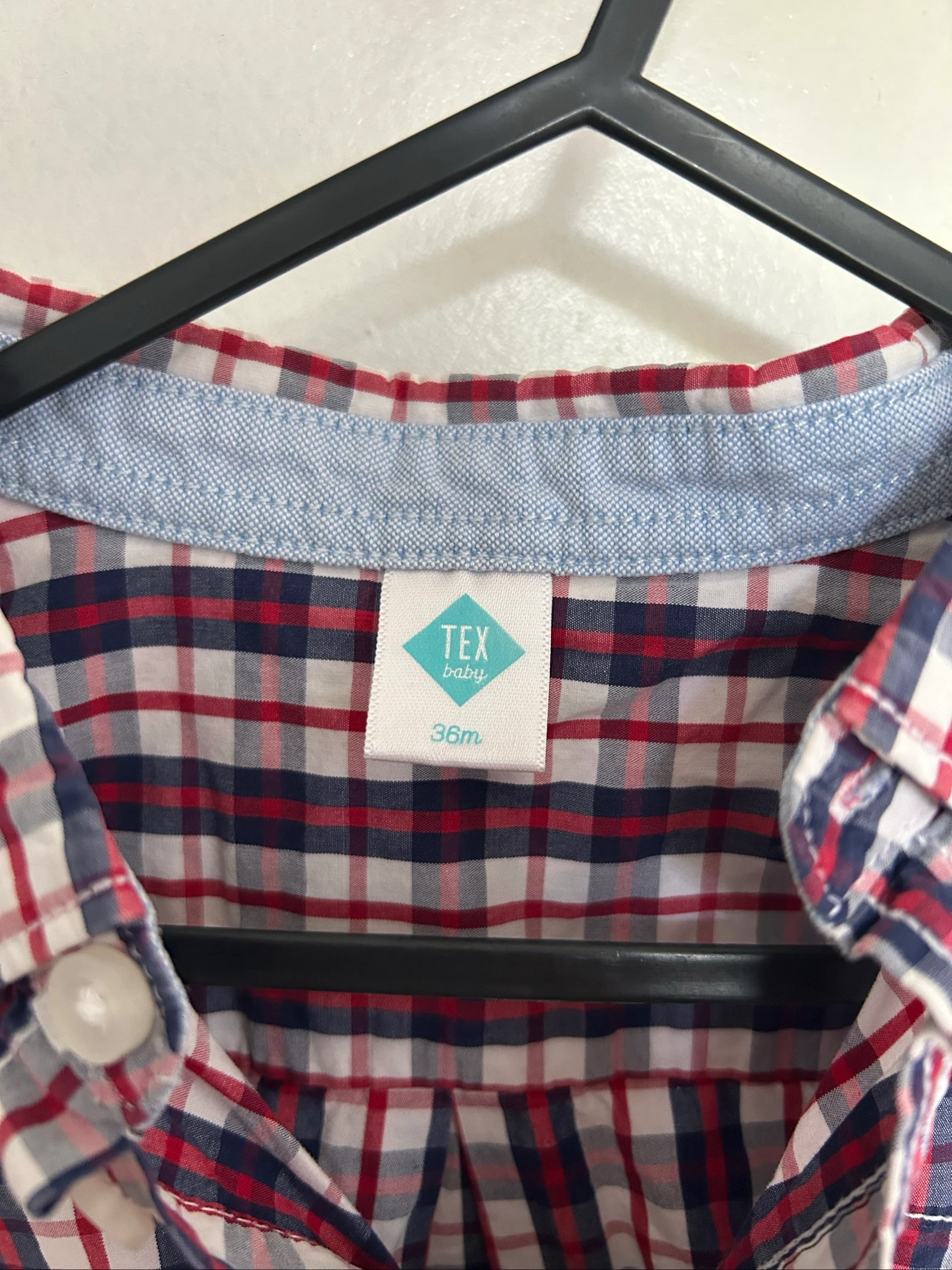 Geruite hemdje Tex baby 36 maanden – photo 2
